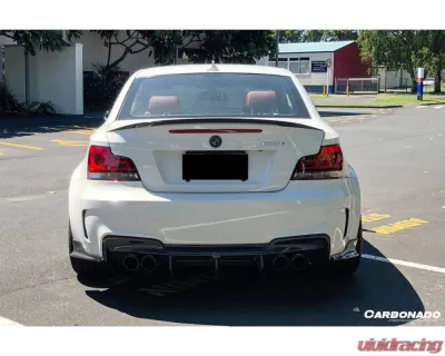 Carbonado FRP RZ Style Rear Lip BMW 1 Series 2008-2013 - 3225RZ.RL