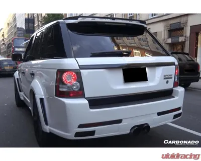 Carbonado FRP M Style Mid-Exhaust Rear Lip Land Rover Range Rover Sport 2010-2012 - 3851HM.ML