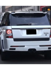 Carbonado FRP M Style Mid-Exhaust Rear Lip Land Rover Range Rover Sport 2010-2012                                     - 3851HM.ML - Image 4