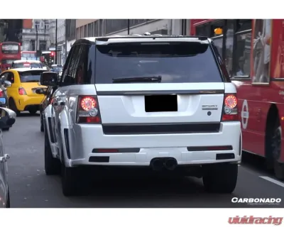 Carbonado FRP M Style Mid-Exhaust Rear Lip Land Rover Range Rover Sport 2010-2012 - 3851HM.ML