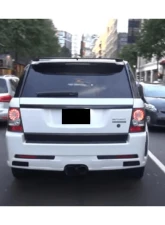 Carbonado FRP M Style Mid-Exhaust Rear Lip Land Rover Range Rover Sport 2010-2012                                     - 3851HM.ML - Image 6