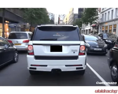 Carbonado FRP M Style Mid-Exhaust Rear Lip Land Rover Range Rover Sport 2010-2012 - 3851HM.ML