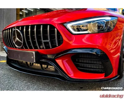 Carbonado 4X4CFRP OEM Style Front Canards Mercedes-Benz AMG GT63 | S 2019-2023 - 4X4CF8512OE-FBCRD