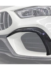Carbonado 4X4CFRP OEM Style Front Canards Mercedes-Benz AMG GT63 | S 2019-2023                                     - 4X4CF8512OE-FBCRD - Image 9