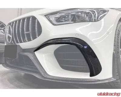 Carbonado 4X4CFRP OEM Style Front Canards Mercedes-Benz AMG GT63 | S 2019-2023 - 4X4CF8512OE-FBCRD