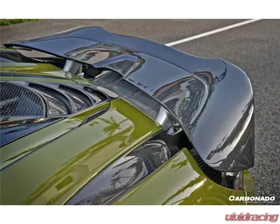 Carbonado DryCF 4x4 Weave Engine Cover Replacement McLaren 720S 2017-2022 - 4x4DRYCF8005OE-EC