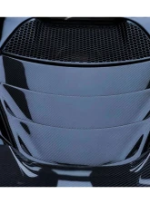 Carbonado DryCF 4x4 Weave Engine Cover Replacement McLaren 720S 2017-2022                                     - 4x4DRYCF8005OE-EC - Image 6