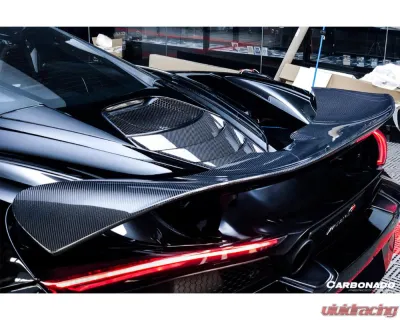 Carbonado DryCF 4x4 Weave Engine Cover Replacement McLaren 720S 2017-2022 - 4x4DRYCF8005OE-EC