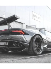 Carbonado FRP DE Style Wide Fender Flares for Lamborghini Huracan 2015-2025                                     - 5556LB-FFF - Image 5