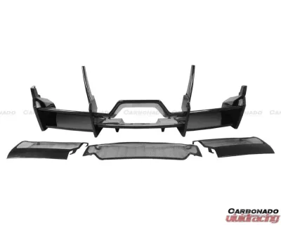 Carbonado DryPCF SV Style Rear Bumper & Wing Lamborghini Murcielago 2001-2010 - DRYPCF5901SVOEM-RB-SET