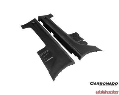 Carbonado 6X6MTPCF BKSS Style Side Skirts & Fender Mercedes-Benz SLS AMG 2010-2015 - 6X6MTPCF8515BLS-SS-SET