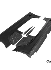 Carbonado 6X6MTPCF BKSS Style Side Skirts & Fender Mercedes-Benz SLS AMG 2010-2015                                     - 6X6MTPCF8515BLS-SS-SET - Image 4
