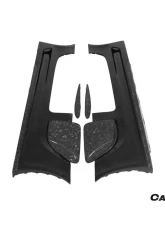 Carbonado 6X6MTPCF BKSS Style Side Skirts & Fender Mercedes-Benz SLS AMG 2010-2015                                     - 6X6MTPCF8515BLS-SS-SET - Image 6
