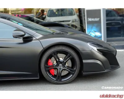 Carbonado Carbon Fiber Front Bumper & Fender Set for McLaren MP4 12C 2011-2014 - DRYPCF8002BKSS675 Front Set