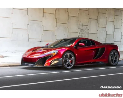 Carbonado Carbon Fiber Front Bumper & Fender Set for McLaren MP4 12C 2011-2014 - DRYPCF8002BKSS675 Front Set