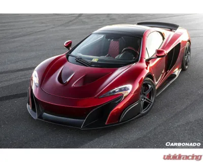 Carbonado Carbon Fiber Front Bumper & Fender Set for McLaren MP4 12C 2011-2014 - DRYPCF8002BKSS675 Front Set