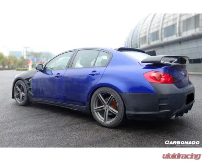 Carbonado FRP ELT Style Body Kit for 2007-2009 Infiniti G25 G35 G37 Sedan - 8348ELT-FBK