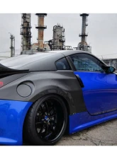 Carbonado CFRP DL Style Wide Fender Set Nissan 350Z 2003-2008                                     - CF8350DL.FD-SET - Image 3