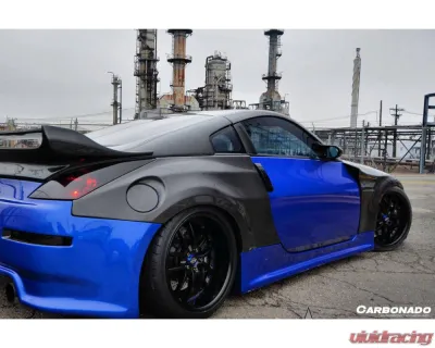 Carbonado CFRP DL Style Wide Fender Set Nissan 350Z 2003-2008 - CF8350DL.FD-SET