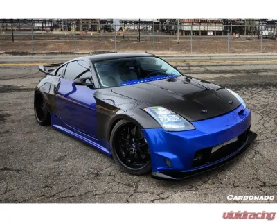 Carbonado CFRP DL Style Wide Fender Set Nissan 350Z 2003-2008 - CF8350DL.FD-SET