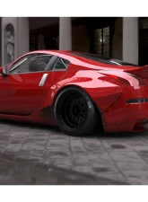 Carbonado FRP BRY Style Wide Fender Flare Set for Nissan 350Z 2003-2008, Part No: 8350RBY.FRFF                                     - 8350RBY.FRFF SET - Image 6