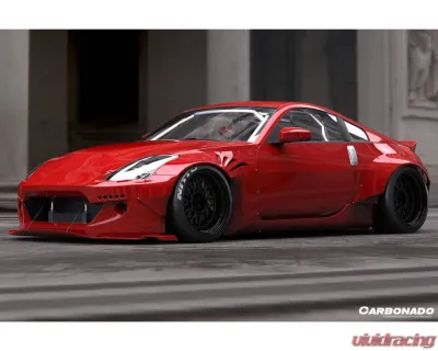 Carbonado FRP BRY Style Wide Fender Flare Set for Nissan 350Z 2003-2008, Part No: 8350RBY.FRFF - 8350RBY.FRFF SET