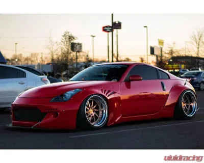 Carbonado FRP BRY Style Wide Fender Flare Set for Nissan 350Z 2003-2008, Part No: 8350RBY.FRFF - 8350RBY.FRFF SET