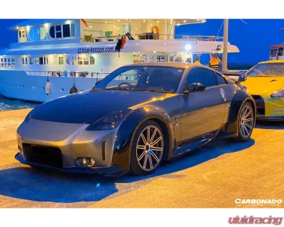 Carbonado Carbonado FRP VS3 Style Wide Body Full Body Kit for Nissan 350Z 2003-2008 - 8350VS3-FBK