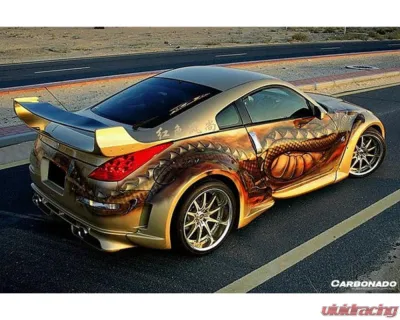 Carbonado FRP VS3 Style Wide Fender Flare Body Kit for Nissan 350Z 2003-2008 - 8350VS3.FF 3050VS3.FF