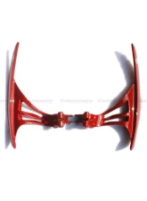 Carbonado Red Aluminum Alloy OEM Style Replacement Shift Paddles Nissan GTR R35 2008-2016                                     - 8353-SPDRED - Image 2
