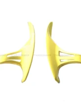Carbonado Yellow Aluminum Alloy OEM Style Replacement Shift Paddles Nissan GTR R35 2008-2016                                     - 8353-SPDYELLOW - Image 2