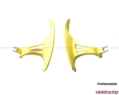 Carbonado Yellow Aluminum Alloy OEM Style Replacement Shift Paddles Nissan GTR R35 2008-2016 - 8353-SPDYELLOW