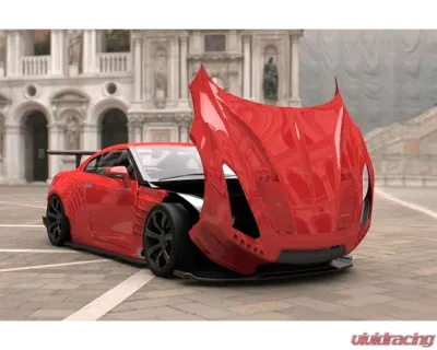 Carbonado Carbonado FRP BSP Style Wide Full Body Kit for Nissan GTR R35 2008-2016 - 8353BSP-FBK