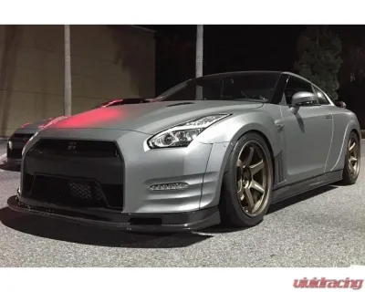 Carbonado CFRP VA Style Front Bumper Wide Body Flare Nissan GTR R35 2012-2016 - FG8353DBAVA.FBF