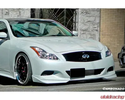 Carbonado FRP BSD Style Front Lip for 2008-2015 Infiniti G37S Coupe, Part No: CF8371BSD.L - 8371BSD.L