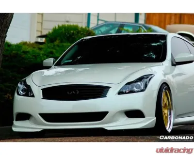 Carbonado FRP BSD Style Front Lip for 2008-2015 Infiniti G37S Coupe, Part No: CF8371BSD.L - 8371BSD.L