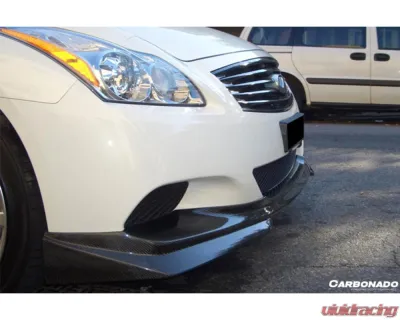 Carbonado FRP BSD Style Front Lip for 2008-2015 Infiniti G37S Coupe, Part No: CF8371BSD.L - 8371BSD.L