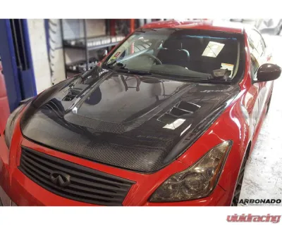 Carbonado Carbonado FRP BS Style Hood for Infiniti G37S Coupe 2008-2015, Part No: CF8371BSI.H - 8371BSI.H