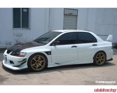 Carbonado Carbon Fiber FRP OE Style Hood for Mitsubishi Lancer Evolution 7-9 2003-2006 - 8428OE.H