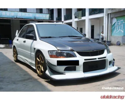 Carbonado Carbon Fiber FRP OE Style Hood for Mitsubishi Lancer Evolution 7-9 2003-2006 - 8428OE.H