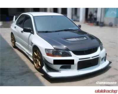 Carbonado Carbon Fiber FRP OE Style Hood for Mitsubishi Lancer Evolution 7-9 2003-2006 - 8428OE.H