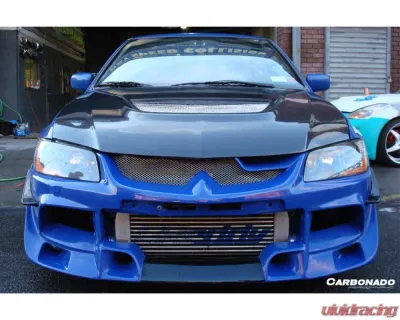Carbonado Carbon Fiber FRP OE Style Hood for Mitsubishi Lancer Evolution 7-9 2003-2006 - 8428OE.H