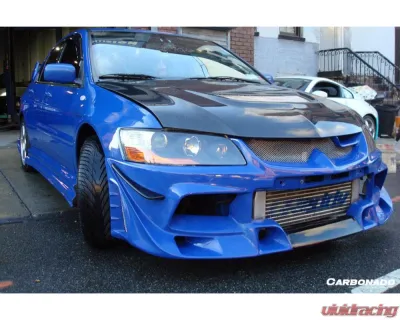Carbonado Carbon Fiber FRP OE Style Hood for Mitsubishi Lancer Evolution 7-9 2003-2006 - 8428OE.H