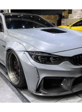 Carbonado D3 Style Front Bumper for 2014-2020 BMW M3 F80 M4 F82, FRP Material                                     - 8468D3-FB - Image 17