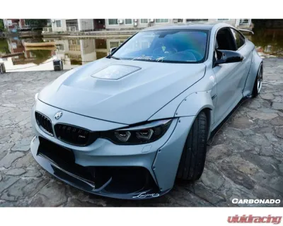 Carbonado D3 Style Front Bumper for 2014-2020 BMW M3 F80 M4 F82, FRP Material - 8468D3-FB