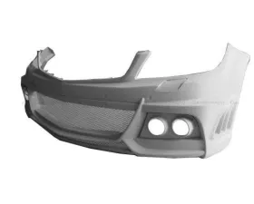Carbonado FRP DE Style Front Bumper w/ LED Lights Mercedes-Benz C-Class 2008-2013