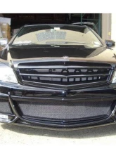 Mercedes-Benz C-Class 2008-2013 Carbonado FRP DE Style Front Bumper with LED Lights                                     - 8487WI - Image 10