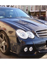 Carbonado CFRP WI Style Front Fender Mercedes-Benz W203 C55 AMG 2005-2007                                     - CF8490WI.FD - Image 13