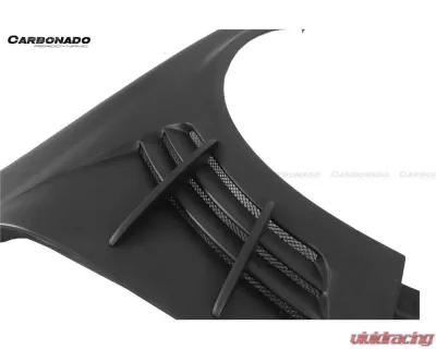 Carbonado CFRP WI Style Front Fender Mercedes-Benz W203 C55 AMG 2005-2007 - CF8490WI.FD
