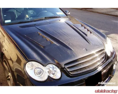Carbonado PCF WI Style Hood Bonnet Mercedes-Benz W209 CLK | W203 C55 AMG 2003-2008 - PCF8490WI.H